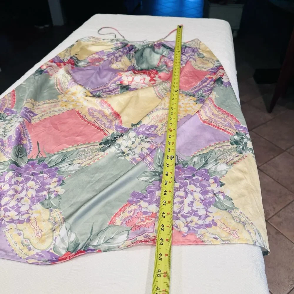 1960’s Vintage Mary McFadden House Dress‎ Kaftan Muu Muu Floral Print size M